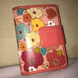 Fossil Genuine Leather Pink Wallet